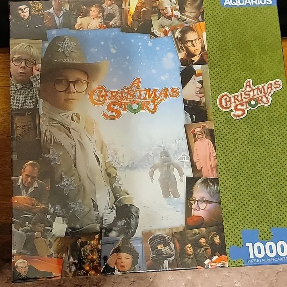 A 🎁 Christmas Story Aquarius 1000 pc puzzle NWT